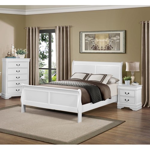 Louis Philippe Mini Suite - White